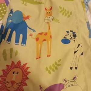 Kids Animal Print Curtain